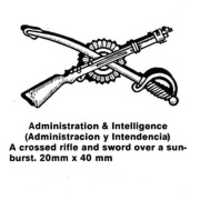 Free download 1985 Ejercito de Mexico Insignia de  Rama Militares free photo or picture to be edited with GIMP online image editor