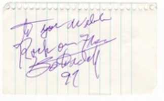 Free download 1997 BO DIDDLEY AUTOGRAPH free photo or picture to be edited with GIMP online image editor