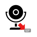 1click Webcam to Gif  screen for extension Chrome web store in OffiDocs Chromium