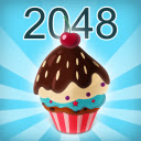 2048 Cupcakes Game  screen for extension Chrome web store in OffiDocs Chromium