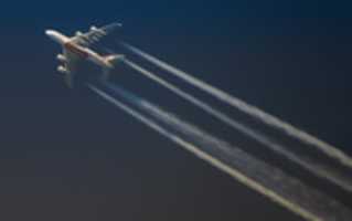 Free download 27.03.2017 / A6-EEY / Emirates Airlines / Airbus A380 / Over Murska Sobota free photo or picture to be edited with GIMP online image editor