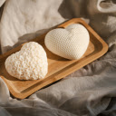 2 Handmade White Chocolate Heart Shaped Pieces  screen for extension Chrome web store in OffiDocs Chromium