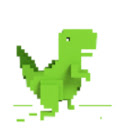 3d Running Dinosaur  screen for extension Chrome web store in OffiDocs Chromium