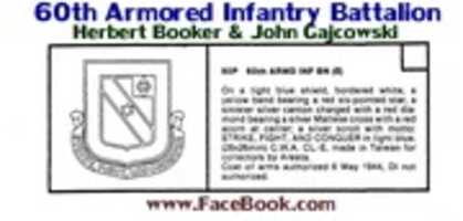 Free download 60th Armored Infantry Battalion Distinctive Unit Insignia free photo or picture to be edited with GIMP online image editor