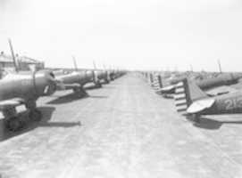 Free download 63 North American BT-9 on Randolph Field flight line free photo or picture to be edited with GIMP online image editor