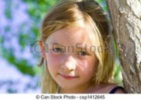 Free download 6 Year Old Girl Smiling Leaning Against Stock Images Csp 1412645 free photo or picture to be edited with GIMP online image editor