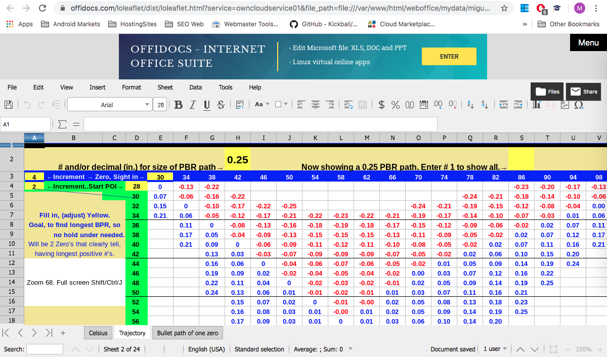 Use free Microsoft Excel Templates with OffiDocs