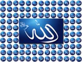 Free download 99 Names Of ALLAH One Wallpaper free photo or picture to be edited with GIMP online image editor