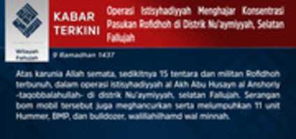 Free download 9 Ramadhan Breaking News Fallujah free photo or picture to be edited with GIMP online image editor