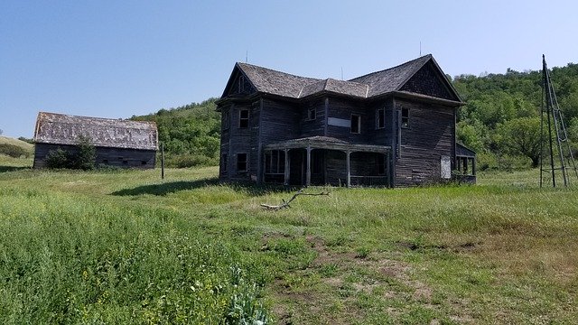 Template Photo Abandoned House Prairies Old -  for OffiDocs