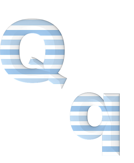 Free download Abc Alphabet Q -  free illustration to be edited with GIMP free online image editor