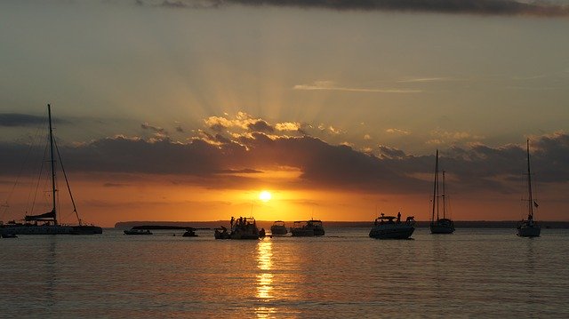 Free download Abendstimmung Sea Evening Sky -  free photo or picture to be edited with GIMP online image editor