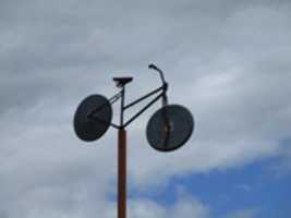 Free download A Bicycle on a Pole free photo or picture to be edited with GIMP online image editor