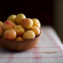 A bowl of fragrant yellow apricots  screen for extension Chrome web store in OffiDocs Chromium