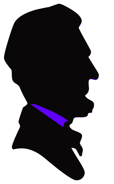 Free download Abraham Lincoln Silhouette -  free illustration to be edited with GIMP free online image editor