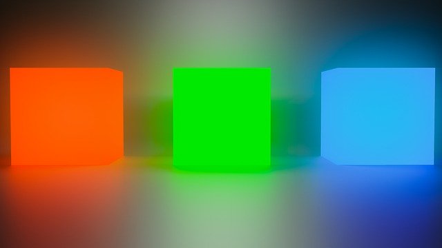Free download Abstract Cubes Primary -  free illustration to be edited with GIMP free online image editor