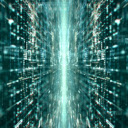Abstract Digital Matrix  screen for extension Chrome web store in OffiDocs Chromium