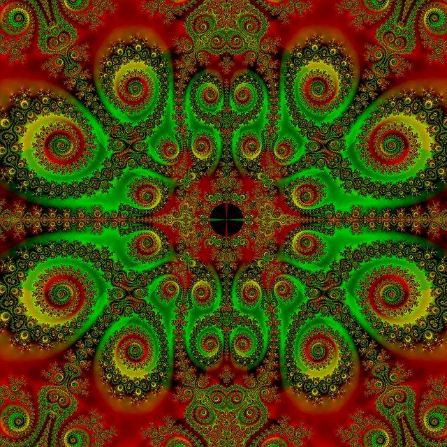 Free download Abstract Fractal Pattern -  free illustration to be edited with GIMP free online image editor