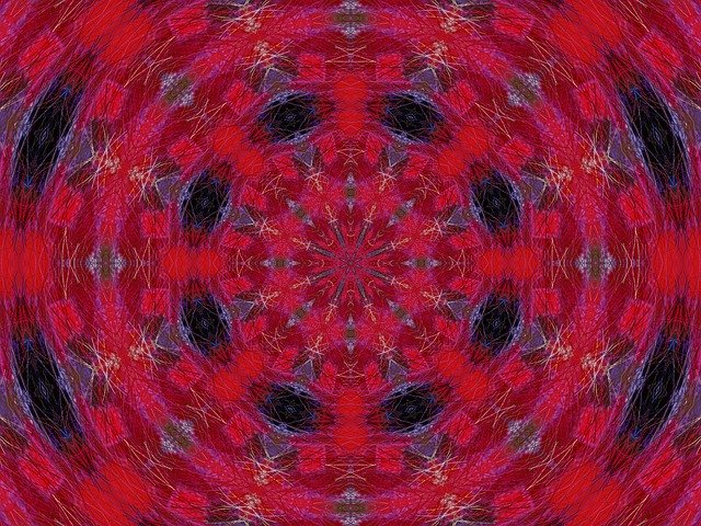 Free download Abstract Kaleidoscope Background -  free illustration to be edited with GIMP free online image editor