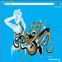 Abstract Lady  screen for extension Chrome web store in OffiDocs Chromium
