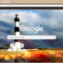 Abstract Lighthouse  screen for extension Chrome web store in OffiDocs Chromium