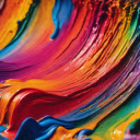 Abstract Melted Crayons  screen for extension Chrome web store in OffiDocs Chromium