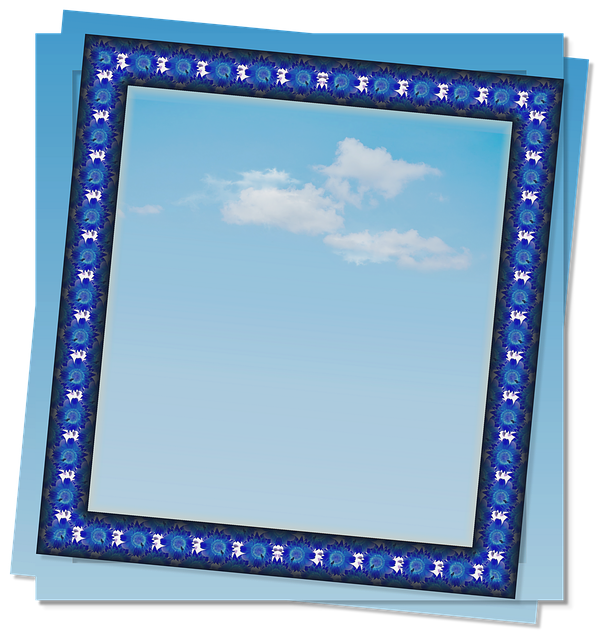 Free download Abstract Postcard Frame -  free illustration to be edited with GIMP free online image editor
