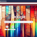 Abstract Stained Glass  screen for extension Chrome web store in OffiDocs Chromium