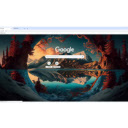 A captivating winter landscape  screen for extension Chrome web store in OffiDocs Chromium