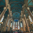 A Cathedral Interior with an Aisle Leading  screen for extension Chrome web store in OffiDocs Chromium