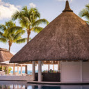 a chic bar at the poolside of a beach resort  screen for extension Chrome web store in OffiDocs Chromium