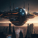 A creative space travel collage design featuring  screen for extension Chrome web store in OffiDocs Chromium