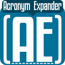 Acronym Expander  screen for extension Chrome web store in OffiDocs Chromium