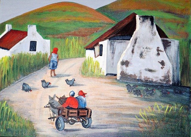 Free download Acrylic Landscape Painting -  free illustration to be edited with GIMP free online image editor