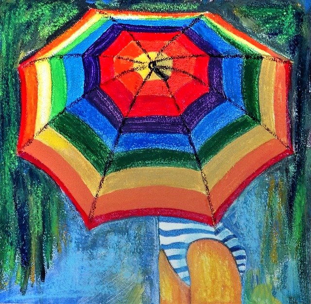 Free download Acrylic Painting Colorful Canvas -  free illustration to be edited with GIMP free online image editor
