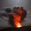 Active volcano  screen for extension Chrome web store in OffiDocs Chromium