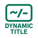 Actualizador Dinámico de Título  screen for extension Chrome web store in OffiDocs Chromium