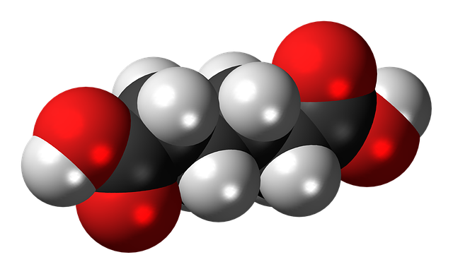 Free download Adipicacid Molecule Structure -  free illustration to be edited with GIMP free online image editor