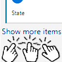 ADO Show more items Auto Clicker  screen for extension Chrome web store in OffiDocs Chromium