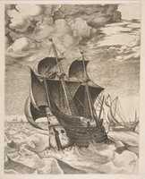 Free download A Dutch Hulk and a Boeier from The Sailing Vessels free photo or picture to be edited with GIMP online image editor