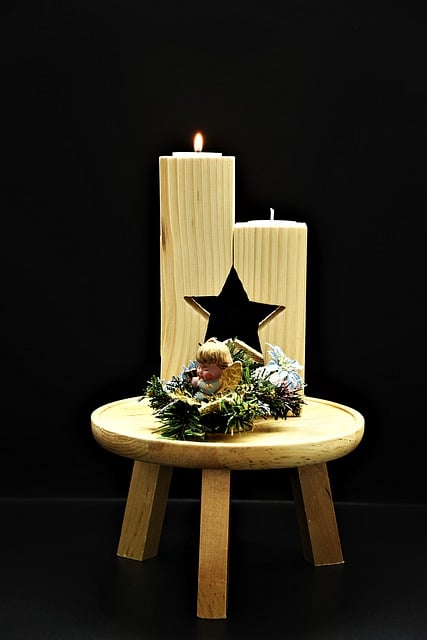 Free graphic advent candle light wood star to be edited by GIMP free image editor by OffiDocs