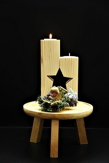 Free download advent candle light wood star free picture to be edited with GIMP free online image editor