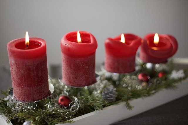 Unduh gratis Advent Candles Christmas - foto atau gambar gratis untuk diedit dengan editor gambar online GIMP