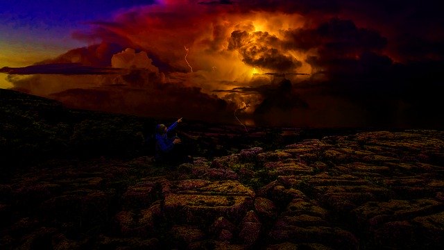Free download Adventure Storm Peak -  free illustration to be edited with GIMP free online image editor