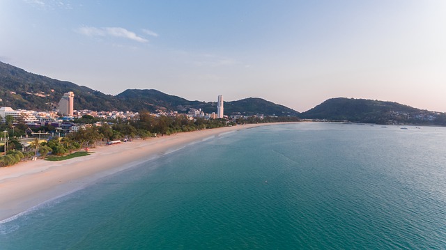 Free download aerial patong beach no people free picture to be edited with GIMP free online image editor