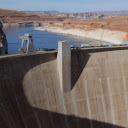 Aerial View of the Glen Canyon Dam over the Colorado River  screen for extension Chrome web store in OffiDocs Chromium