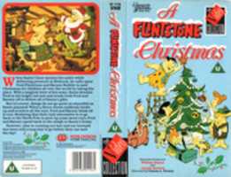 Free download A Flintstone Christmas UK VHS 1988 Cover free photo or picture to be edited with GIMP online image editor