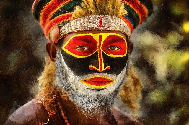 Free download African Man Paintings Ethnic Art -  free illustration to be edited with GIMP free online image editor