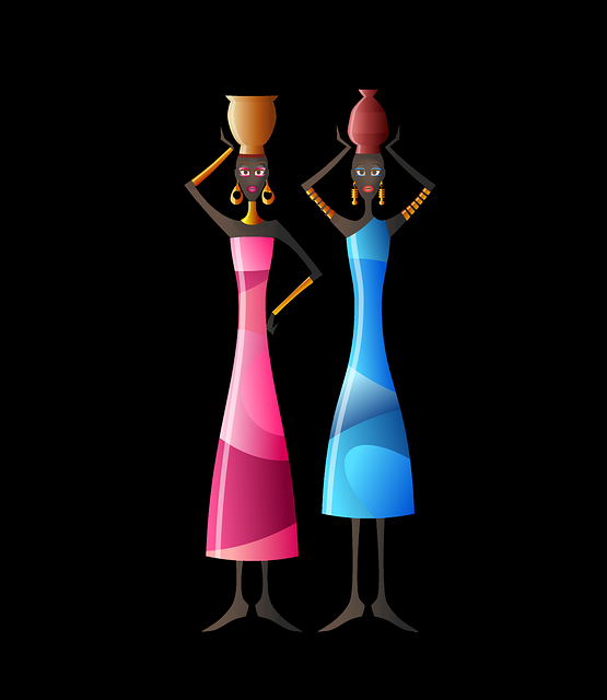 Free download African Women Artistic -  free illustration to be edited with GIMP free online image editor