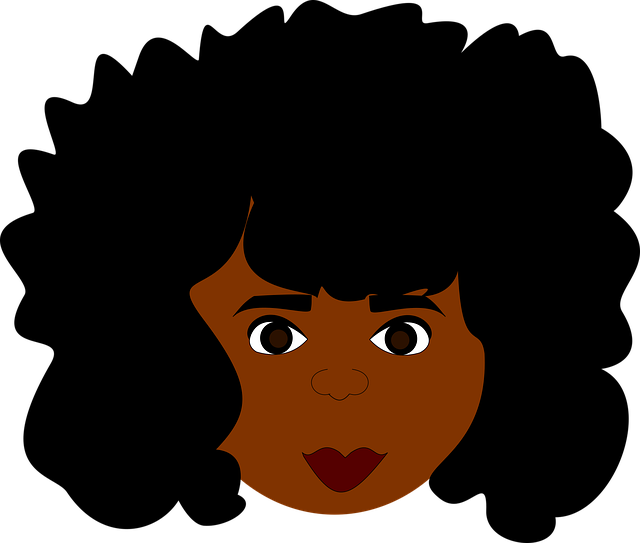 Free download Afro Girl Brown Black - Free vector graphic on Pixabay free illustration to be edited with GIMP free online image editor
